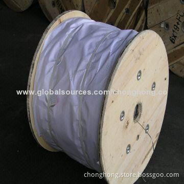 6 x 19 Seale Wire Rope, Made of Ungalvanized, Galvanized, Hot-dipped Galvanized, Stainless Steel